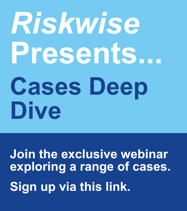 Riskwise Presents webinar available on this version of Riskwise Asia